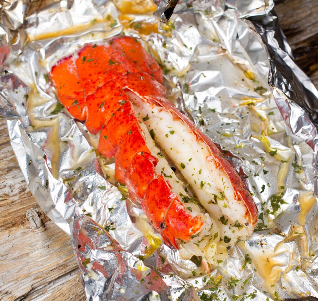 How to Grill Lobster Tail in Foil ?