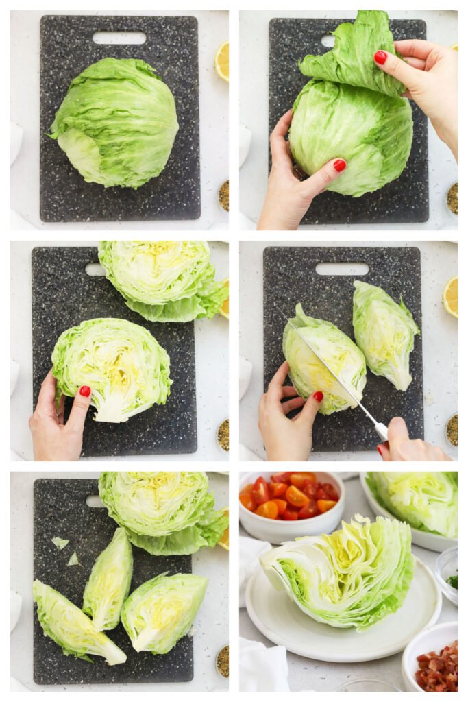 How to Cut a Wedge Salad ?